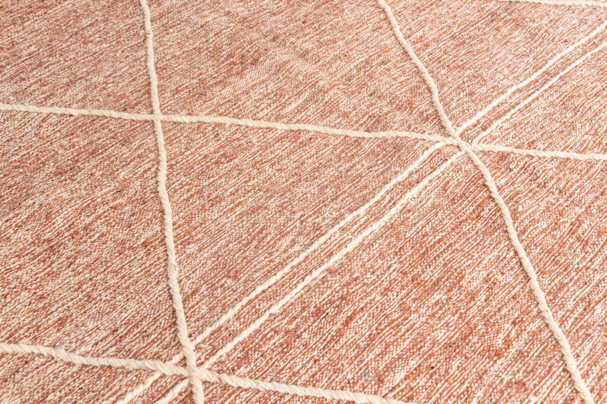 6' 10 x 10' 2 Hand Knotted Moroccan Wool Rug
