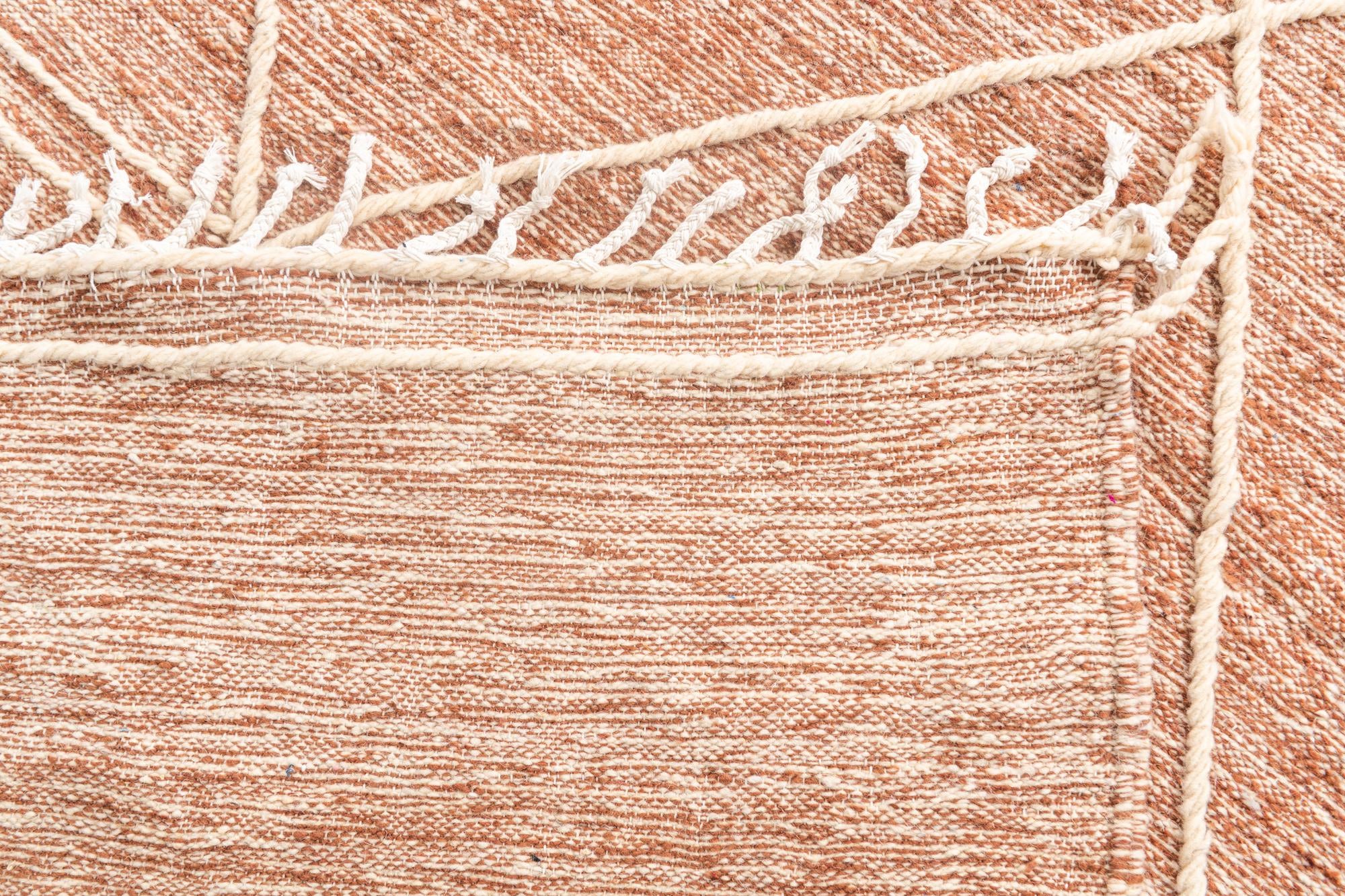 6' 10 x 10' 2 Hand Knotted Moroccan Wool Rug