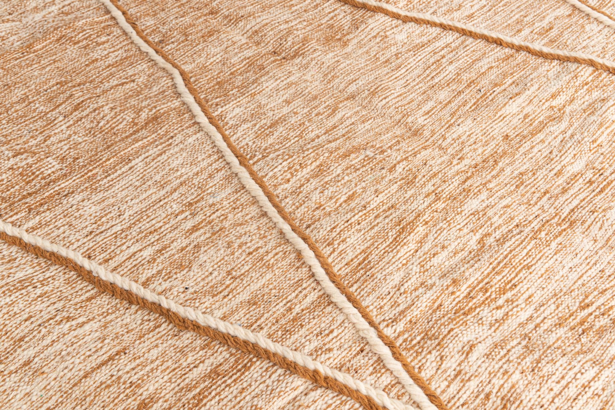 6' 5 x 10' 5 Hand Knotted Moroccan Wool Rug