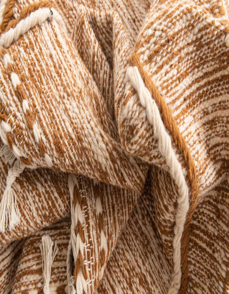 Detail image of 6' 5 x 10' 5  Hand Knotted Moroccan Wool Rug