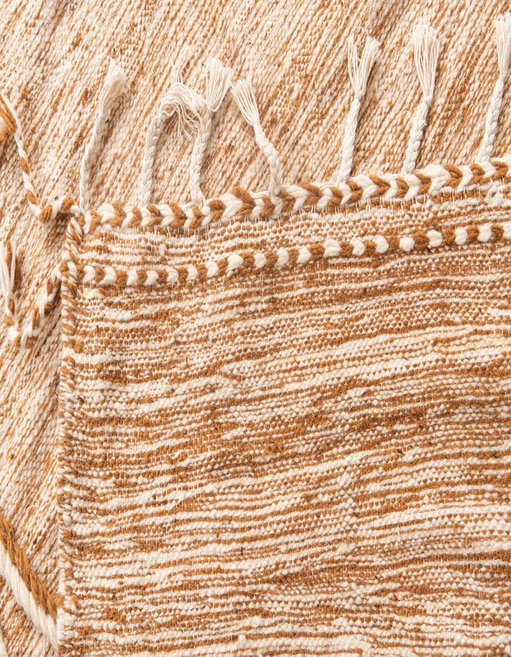 Detail image of 6' 5 x 10' 5  Hand Knotted Moroccan Wool Rug