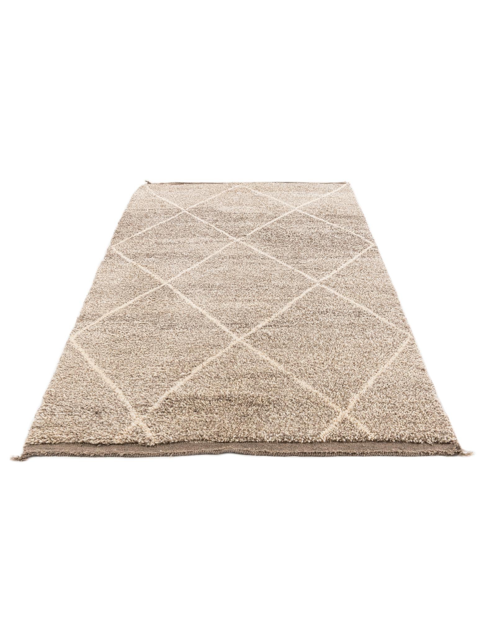 5' 3 x 8' 7 Hand Knotted Moroccan Wool Rug
