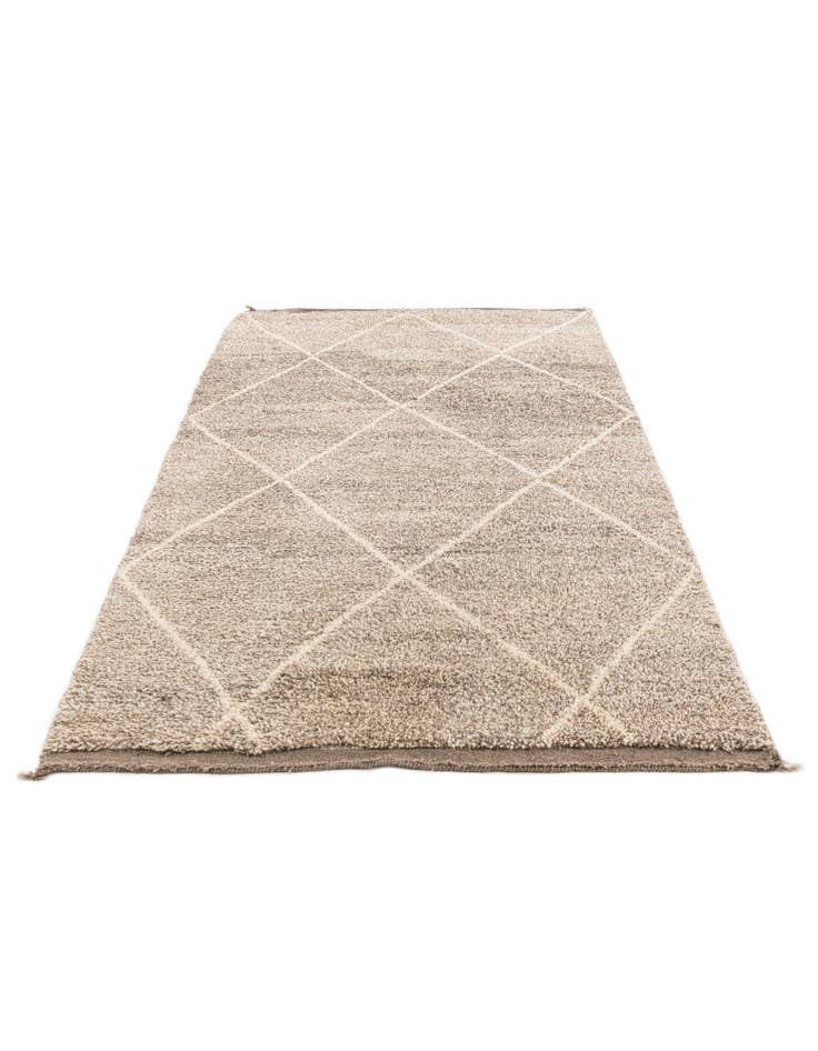 Detail image of 5' 3 x 8' 7  Hand Knotted Moroccan Wool Rug