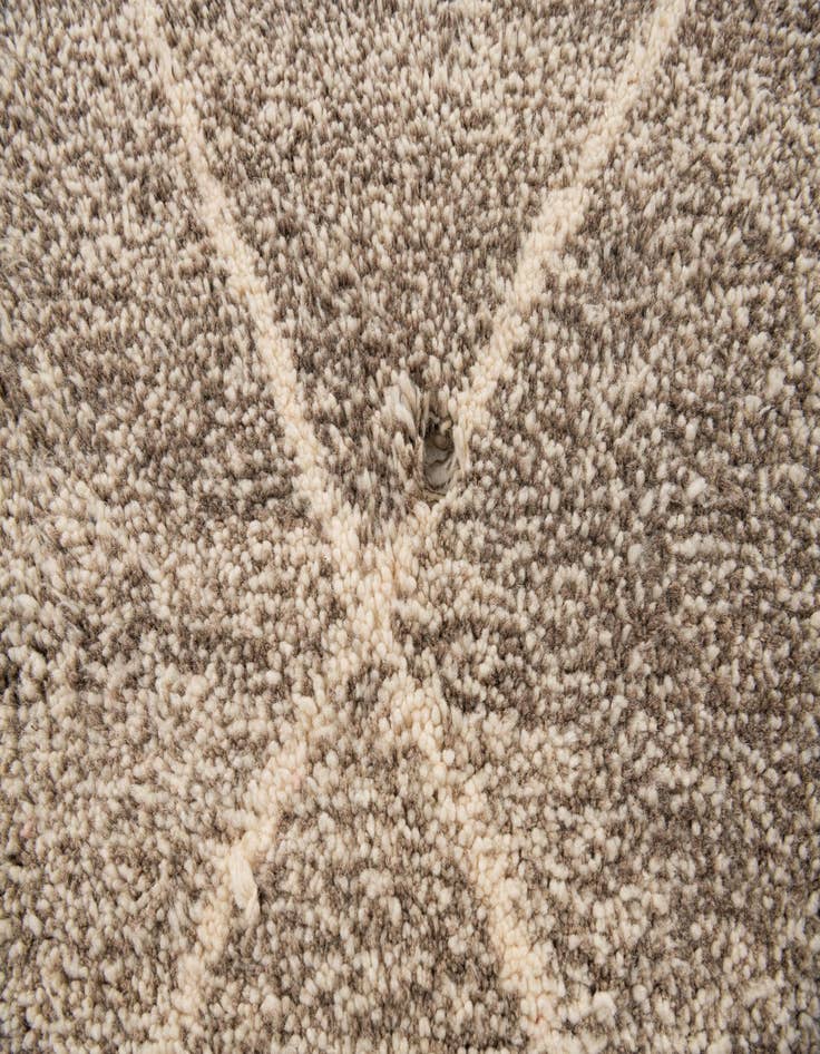 Detail image of 5' 3 x 8' 7  Hand Knotted Moroccan Wool Rug