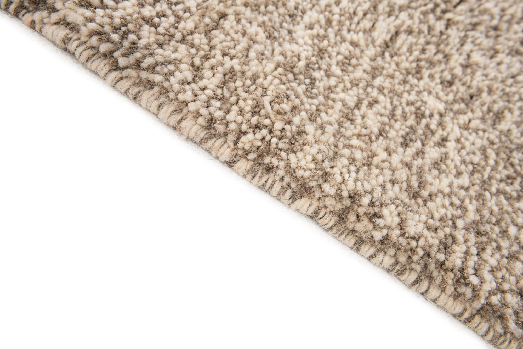 5' 3 x 8' 7 Hand Knotted Moroccan Wool Rug