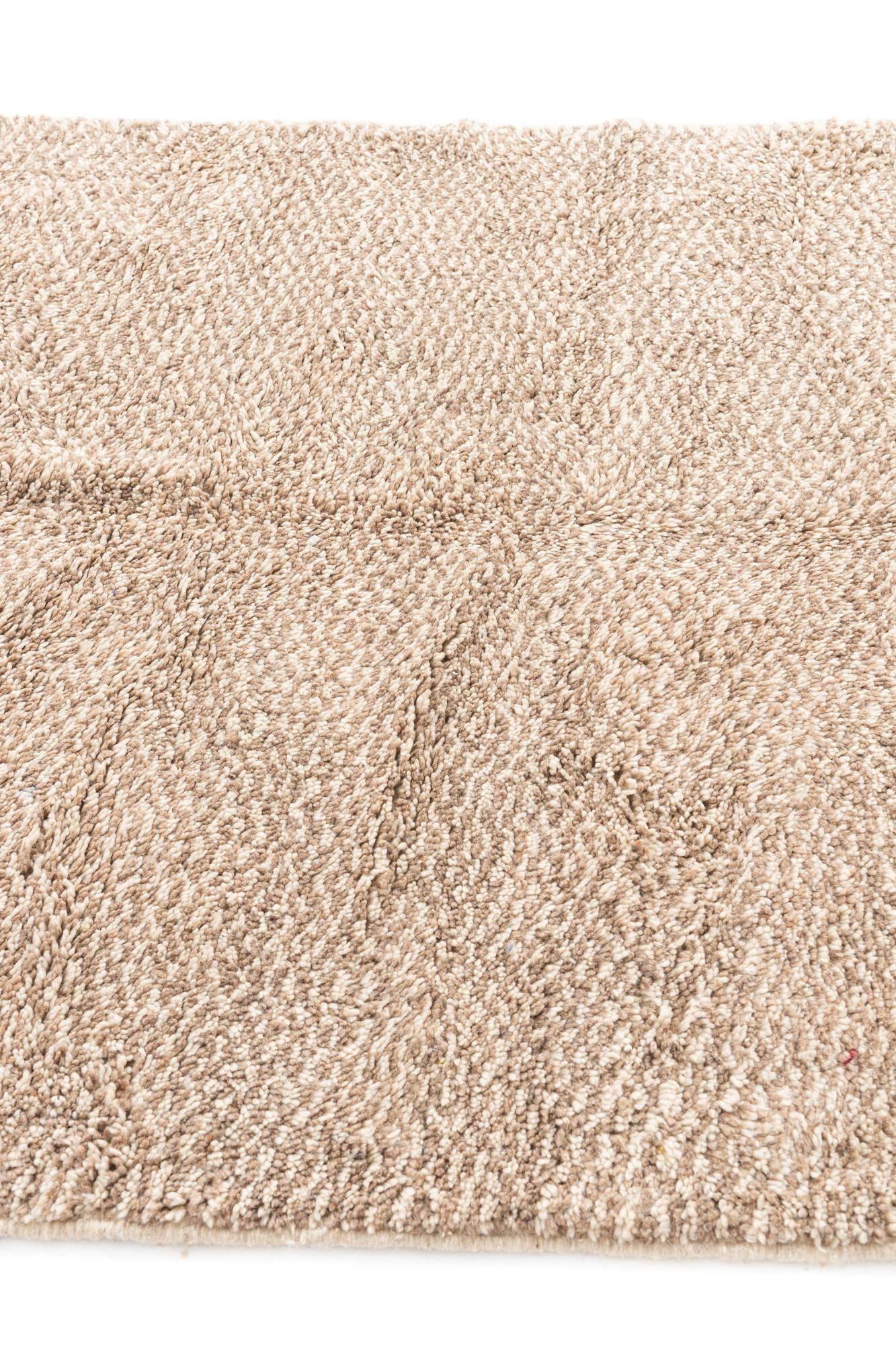 5' x 7' Hand Knotted Moroccan Wool Rug
