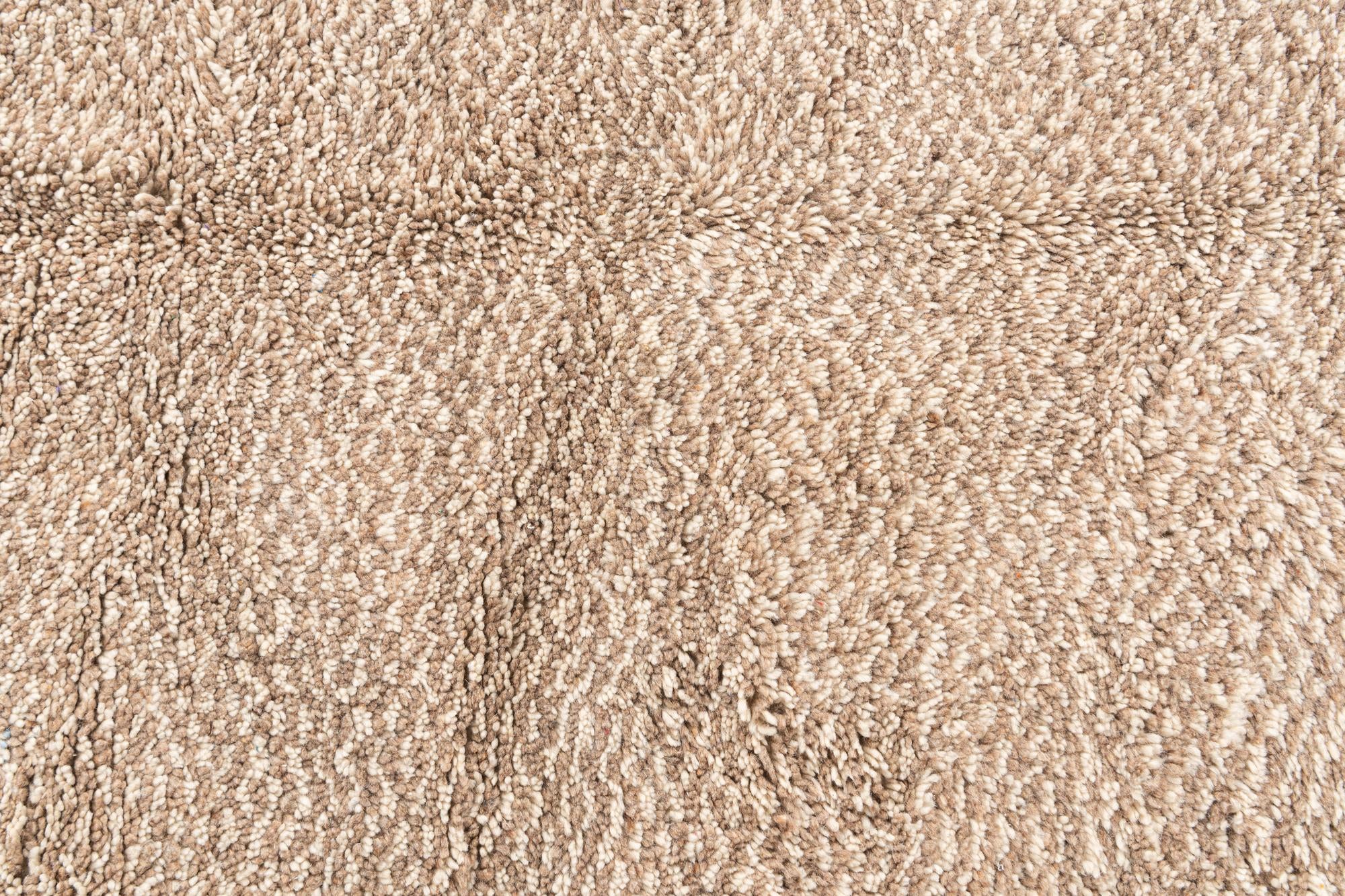 5' x 7' Hand Knotted Moroccan Wool Rug