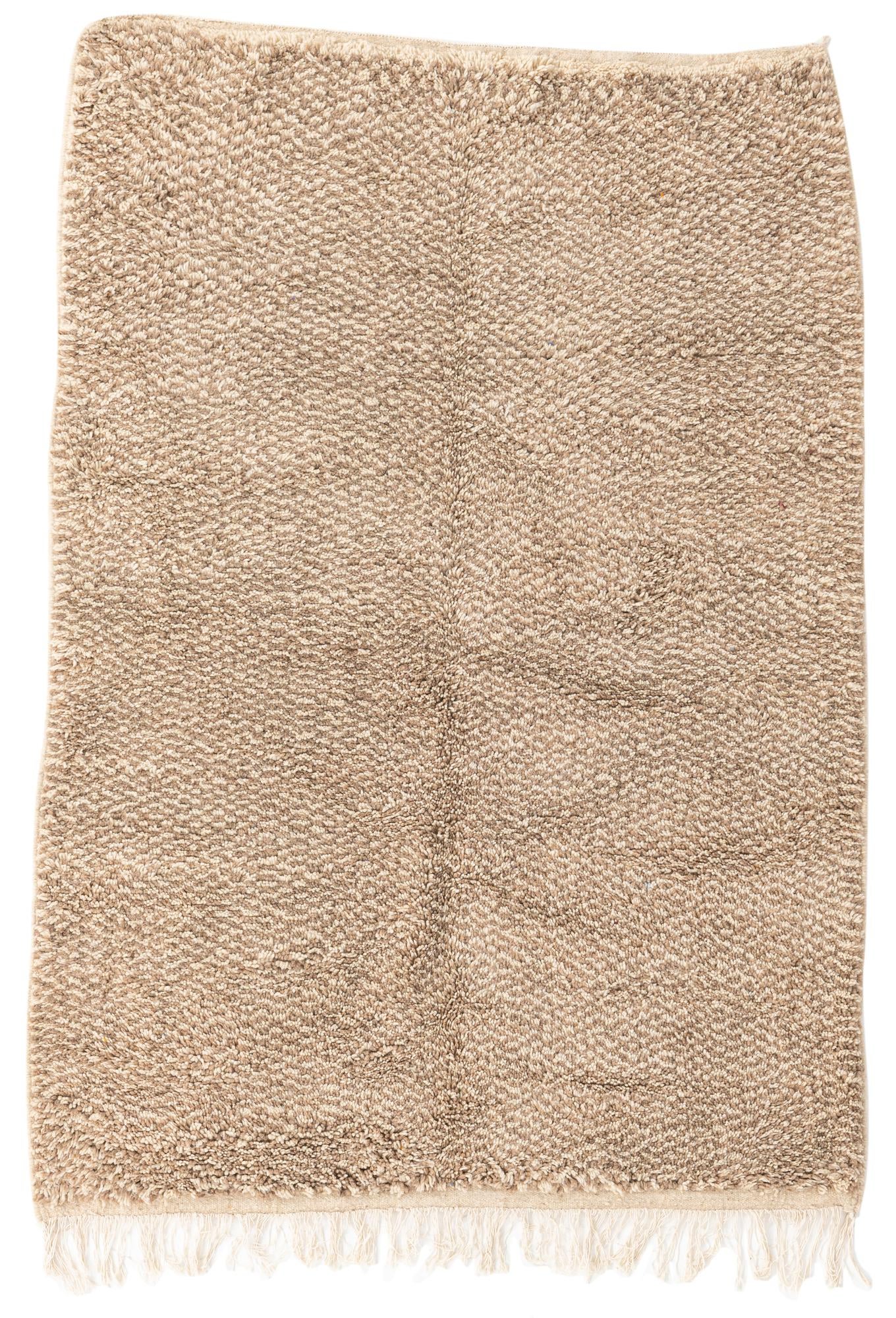 5' x 7' Hand Knotted Moroccan Wool Rug