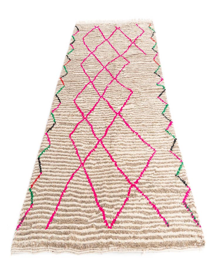 Detail image of 5' x 8' 5  Hand Knotted Moroccan Wool Rug