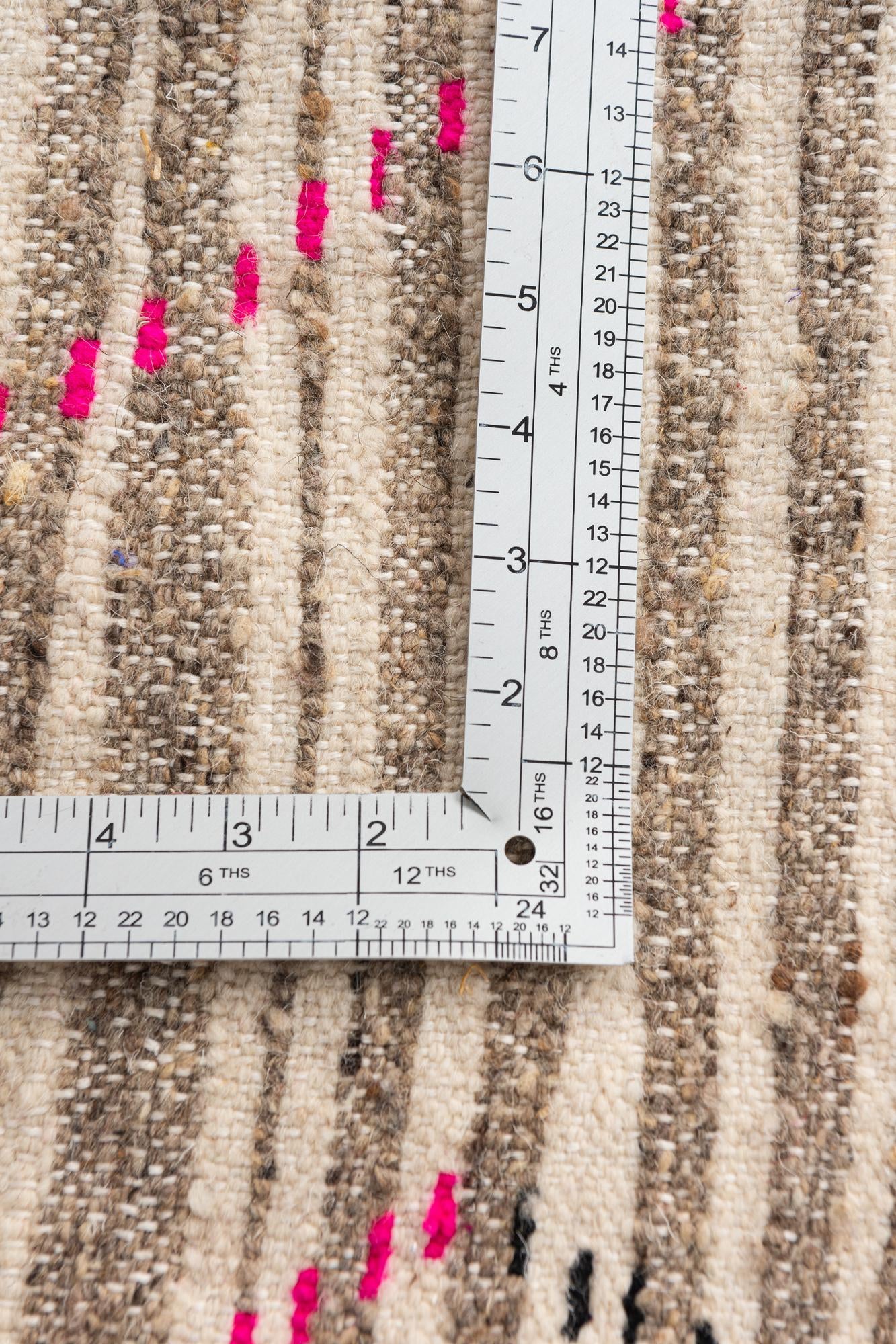 5' x 8' 5 Hand Knotted Moroccan Wool Rug