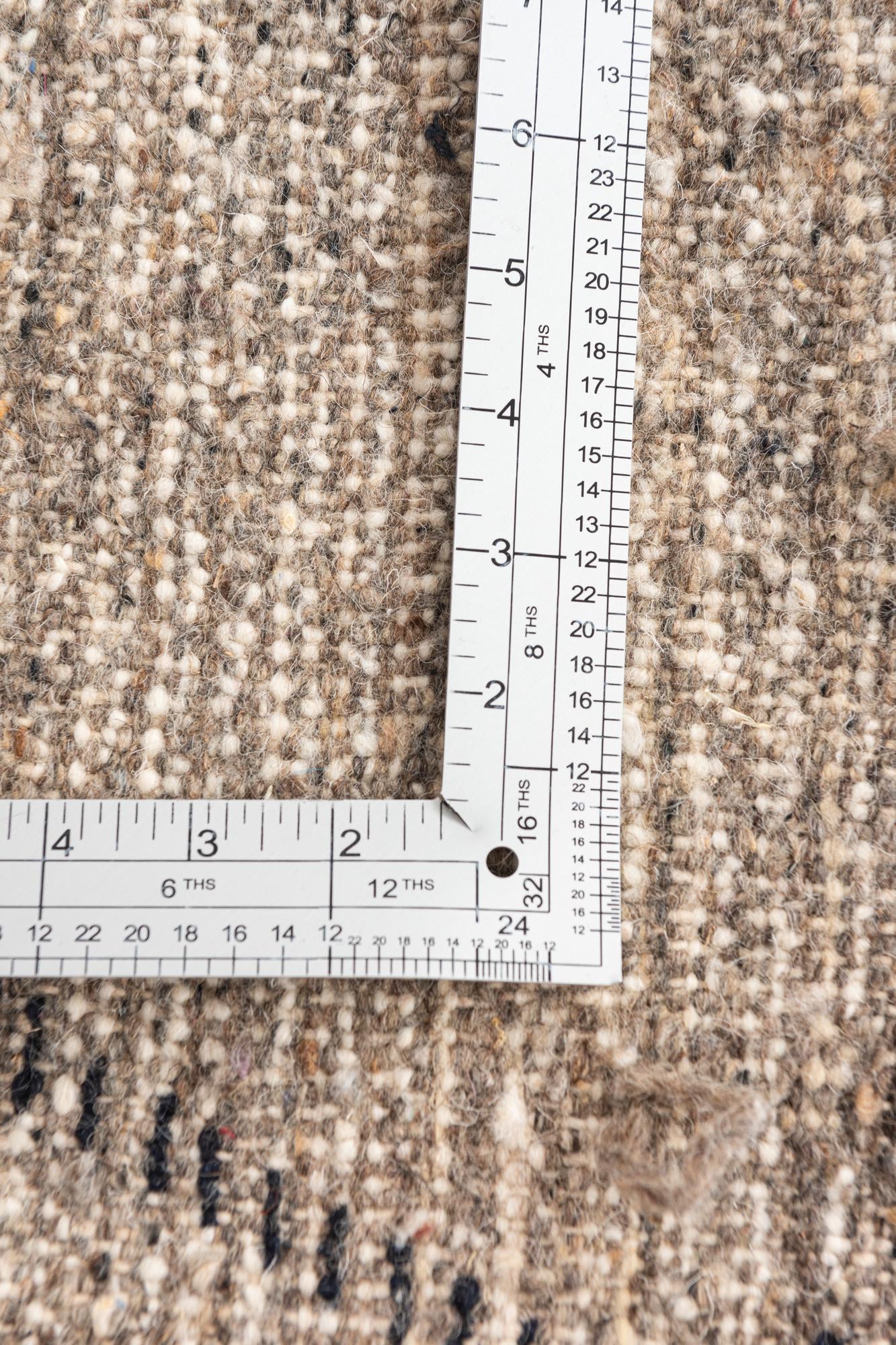 6' 8 x 10' Hand Knotted Moroccan Wool Rug