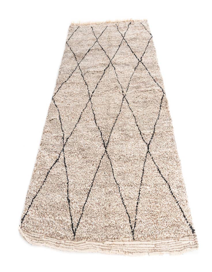 Detail image of 5' 3 x 8' 6  Hand Knotted Moroccan Wool Rug