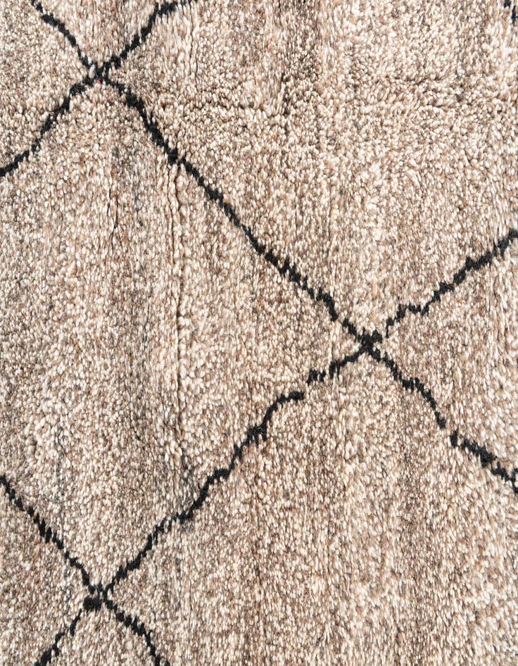Detail image of 5' 3 x 8' 6  Hand Knotted Moroccan Wool Rug