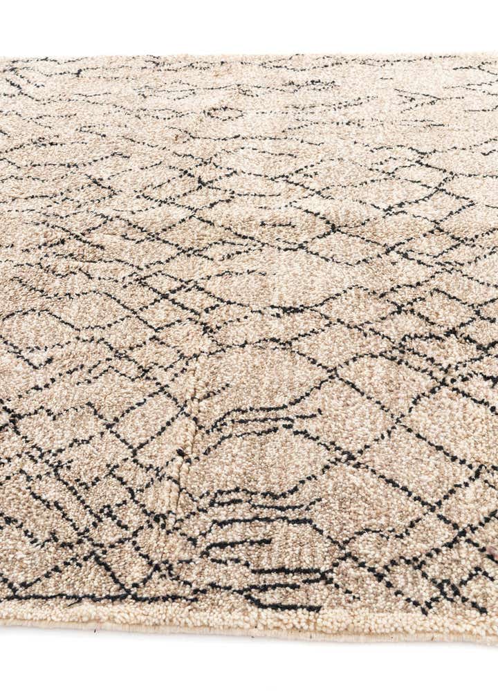 7' x 9' 7 Hand Knotted Moroccan Wool Rug