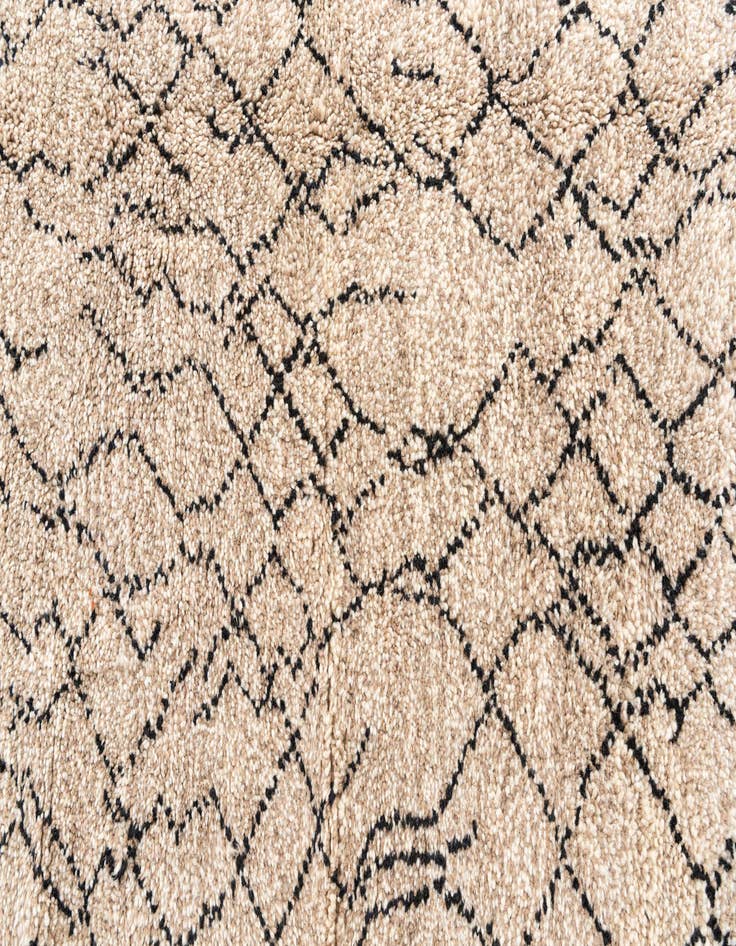Detail image of 7' x 9' 7  Hand Knotted Moroccan Wool Rug