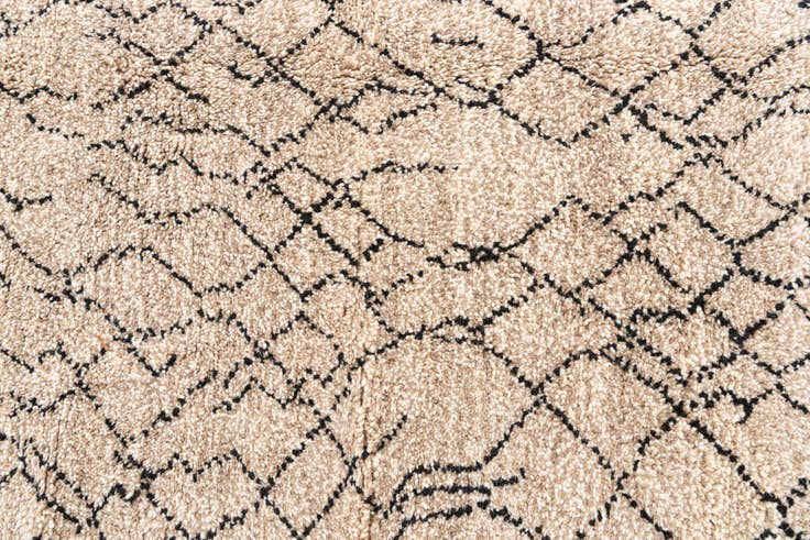 Detail image of 7' x 9' 7 Hand Knotted Moroccan Wool Rug