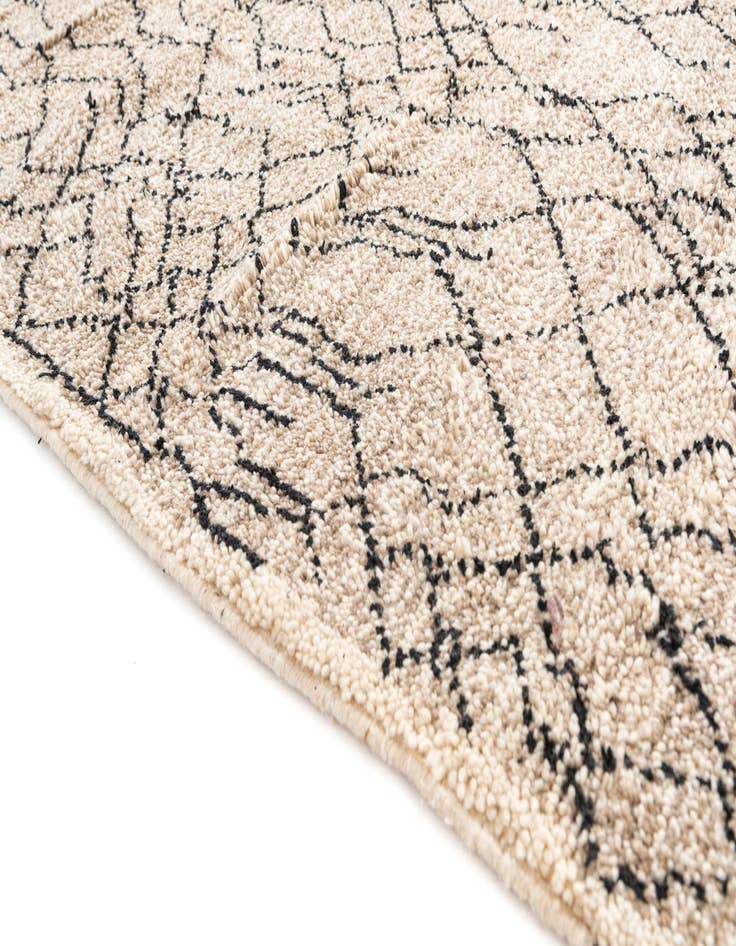 Detail image of 7' x 9' 7  Hand Knotted Moroccan Wool Rug