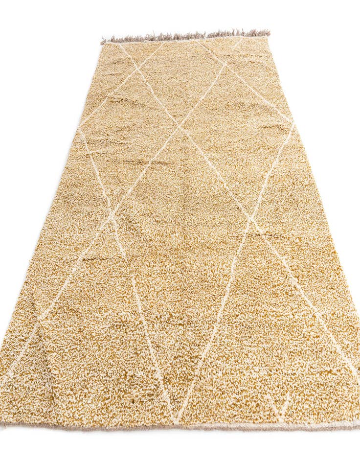 Detail image of 6' 8 x 9' 8  Hand Knotted Moroccan Wool Rug