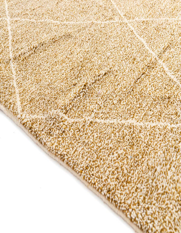 Detail image of 6' 8 x 9' 8  Hand Knotted Moroccan Wool Rug