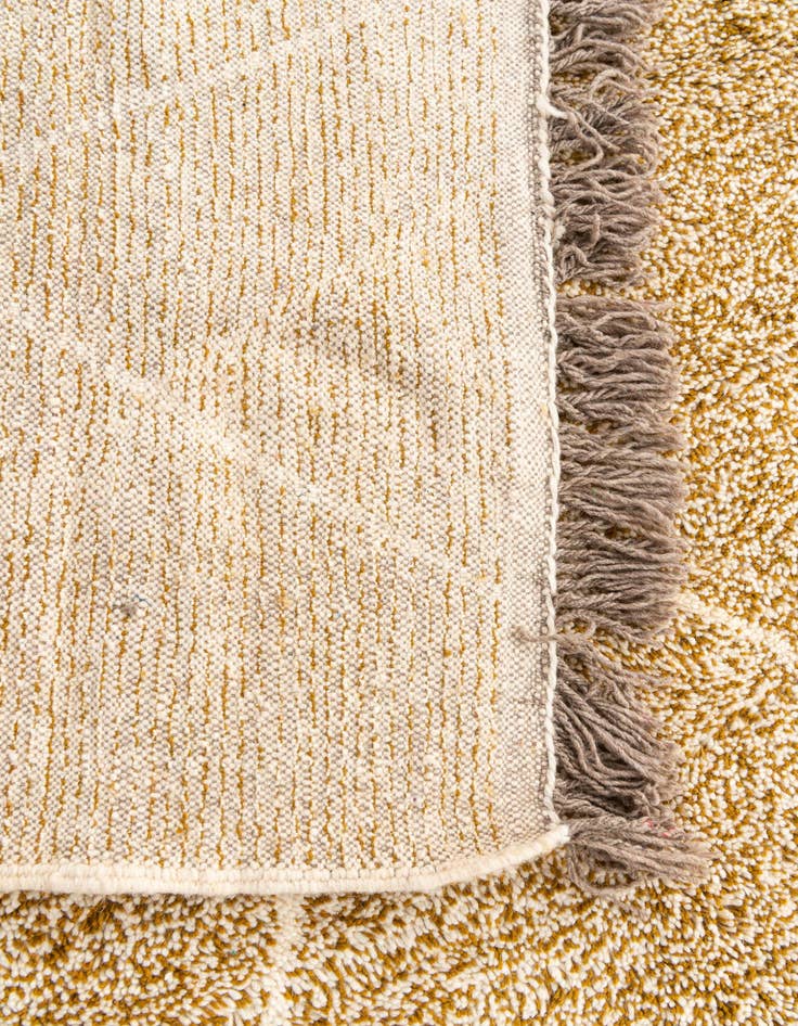 Detail image of 6' 8 x 9' 8  Hand Knotted Moroccan Wool Rug