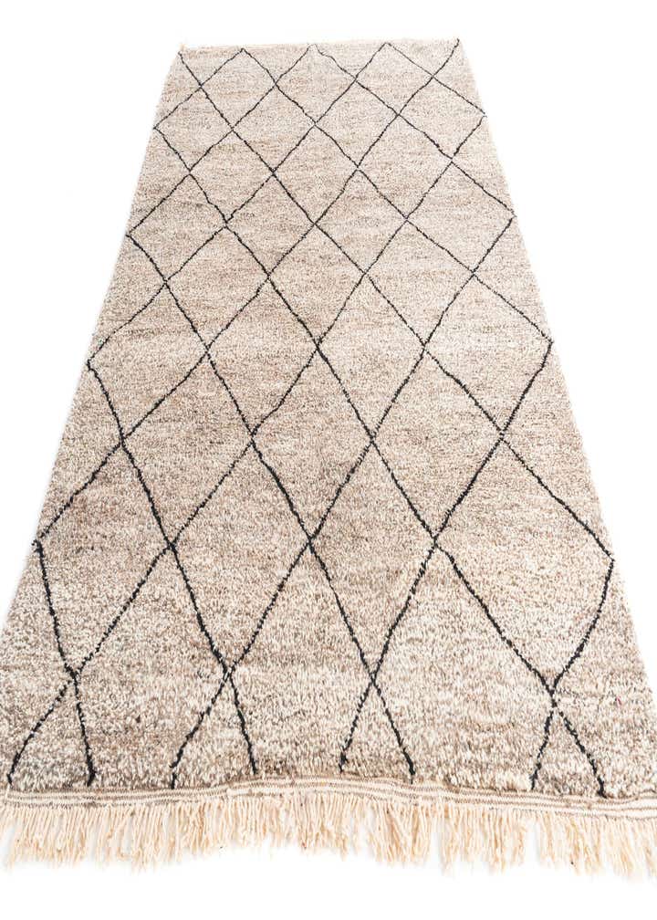 6' 8 x 9' 9 Hand Knotted Moroccan Wool Rug