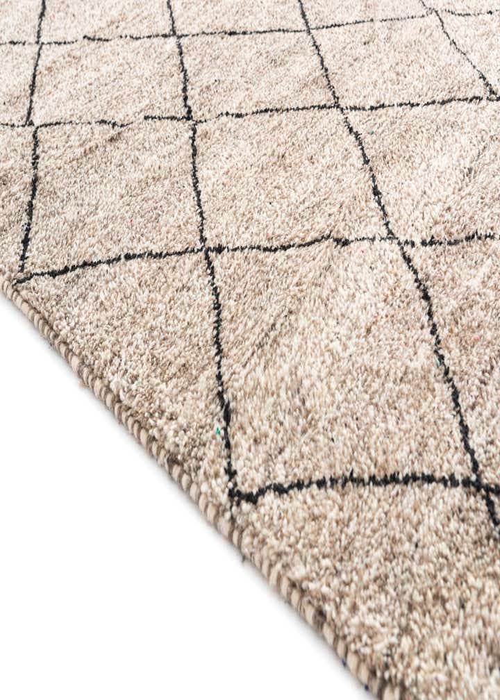 6' 8 x 9' 9 Hand Knotted Moroccan Wool Rug