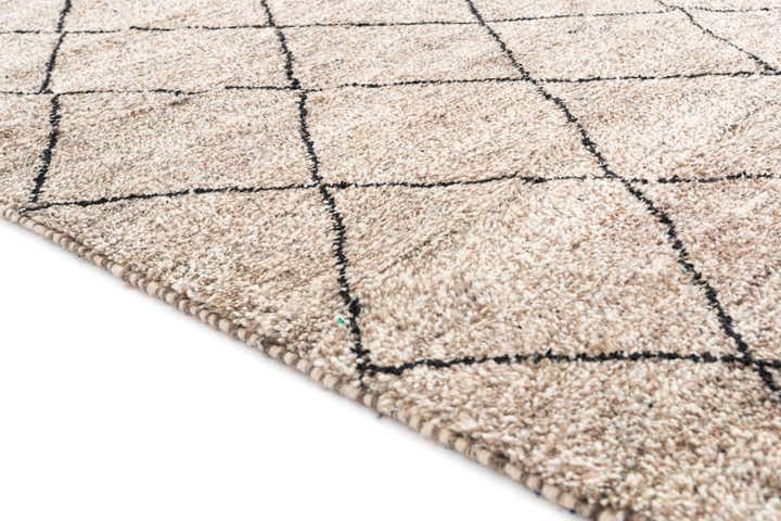 6' 8 x 9' 9 Hand Knotted Moroccan Wool Rug