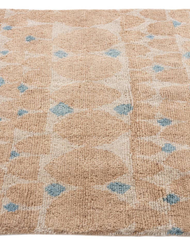 Detail image of 3' 3 x 4' 10 Hand Knotted Moroccan Wool Rug