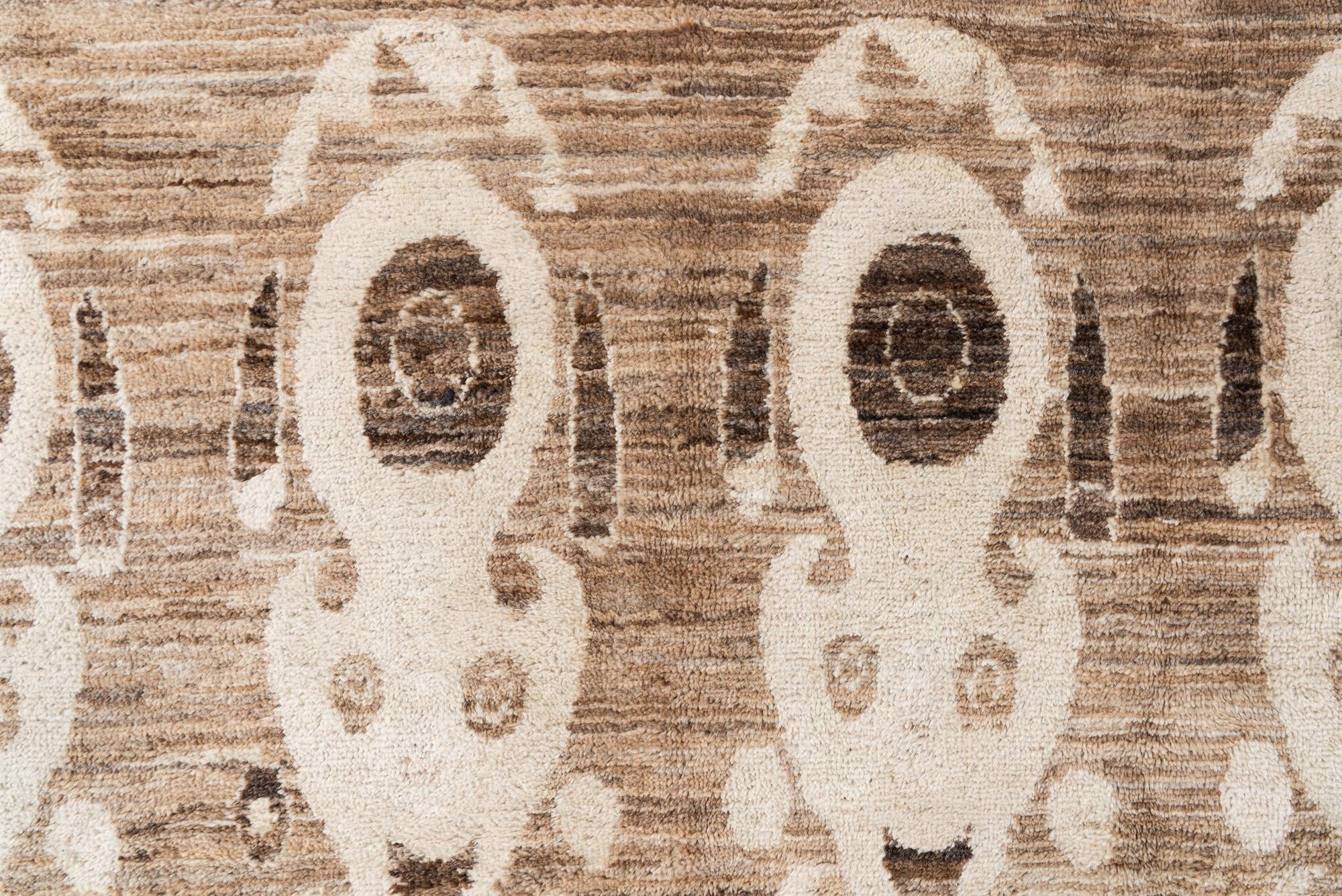 7' 10 x 10' 2 Hand Knotted Moroccan Wool Rug
