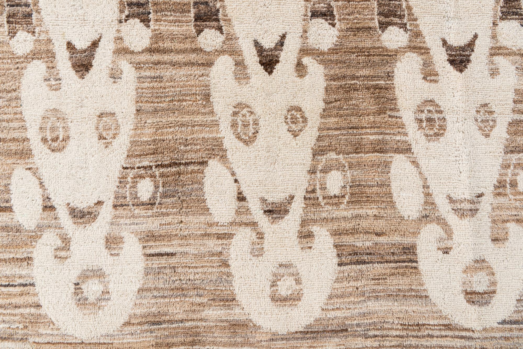 7' 10 x 10' 2 Hand Knotted Moroccan Wool Rug