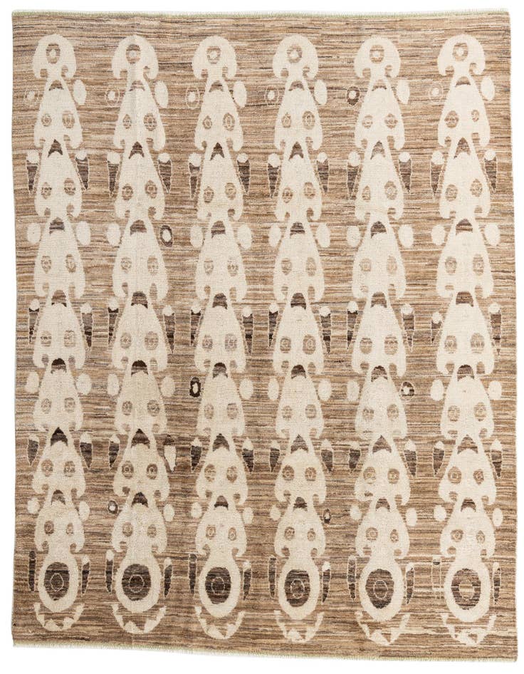 Detail image of 7' 10 x 10' 2 Hand Knotted Moroccan Wool Rug