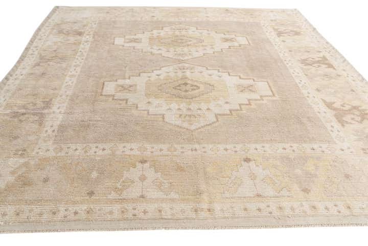 9' 9 x 11' 3 Hand Knotted Moroccan Wool Rug