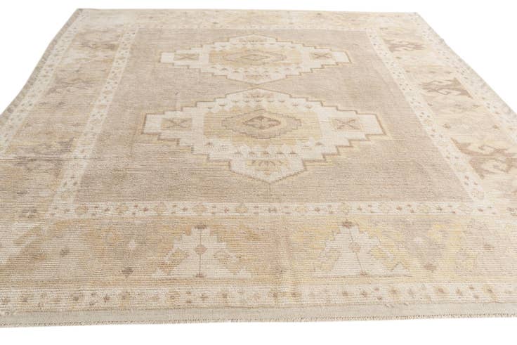 Detail image of 9' 9 x 11' 3 Hand Knotted Moroccan Wool Rug