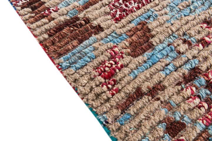 5' 4 x 8' 6 Hand Knotted Moroccan Wool Rug