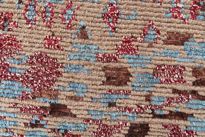 5' 4 x 8' 6 Hand Knotted Moroccan Wool Rug