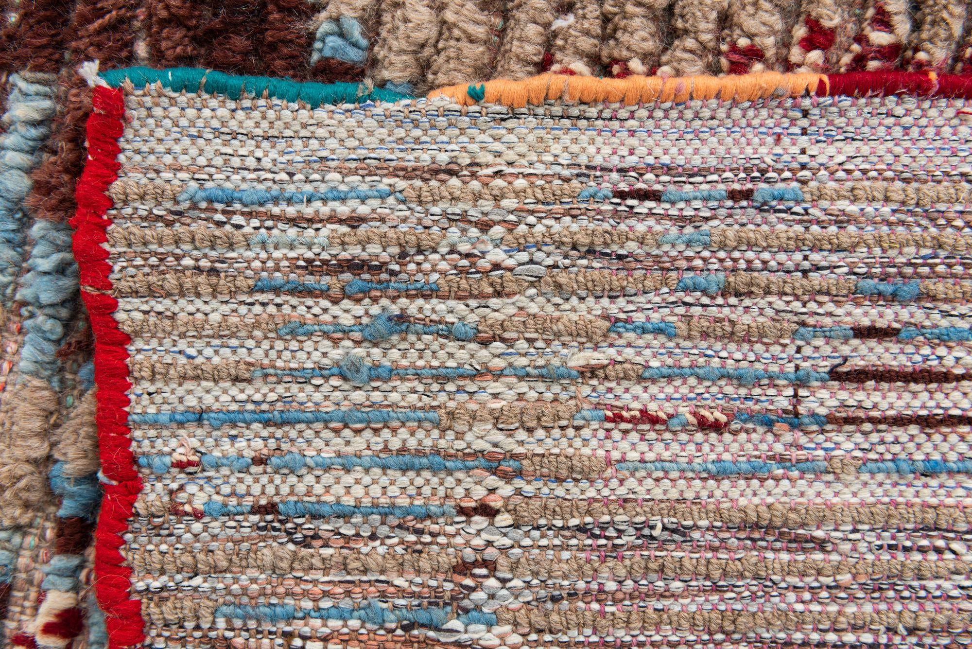 5' 4 x 8' 6 Hand Knotted Moroccan Wool Rug
