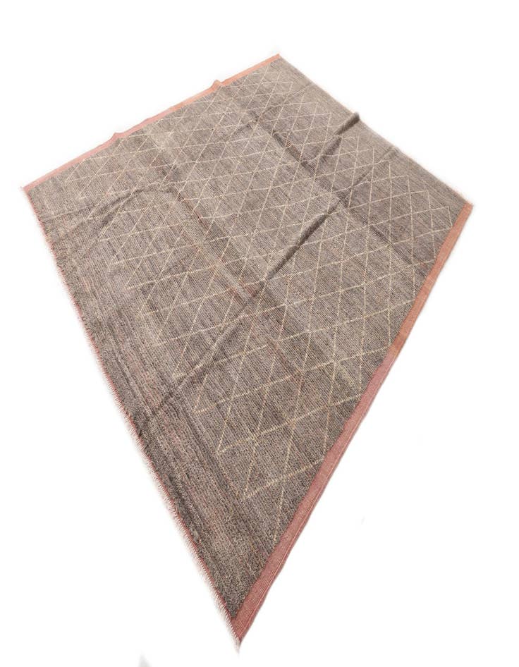 Detail image of 8' 7 x 10' 2  Hand Knotted Moroccan Wool Rug