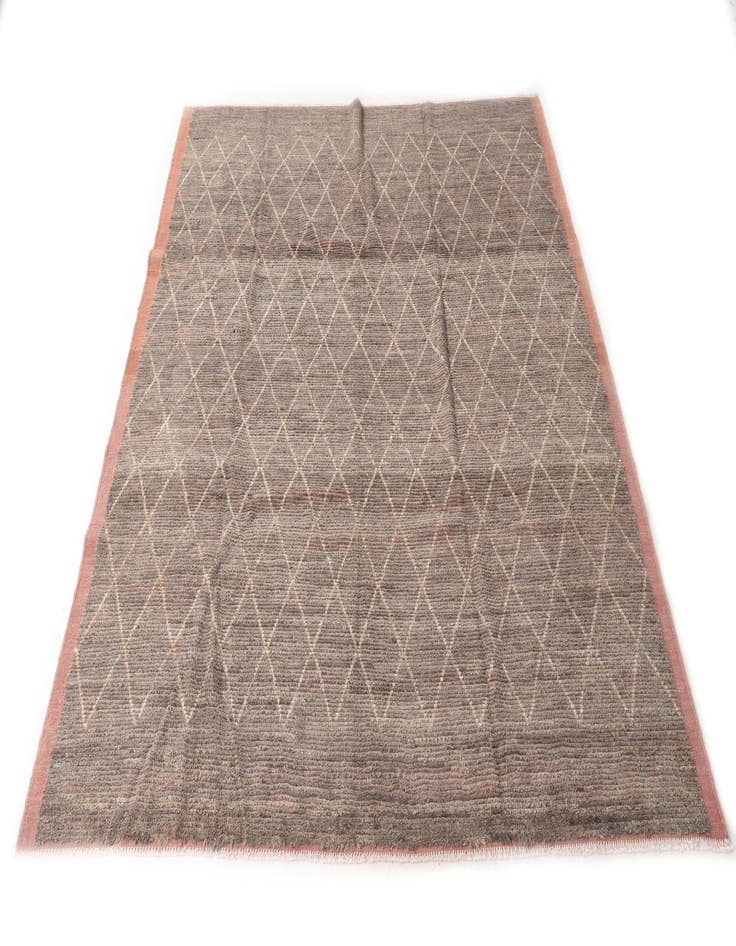 Detail image of 8' 7 x 10' 2  Hand Knotted Moroccan Wool Rug