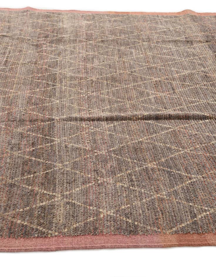 Detail image of 8' 7 x 10' 2  Hand Knotted Moroccan Wool Rug