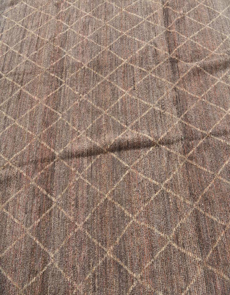 Detail image of 8' 7 x 10' 2  Hand Knotted Moroccan Wool Rug