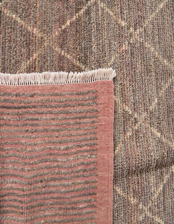 Detail image of 8' 7 x 10' 2  Hand Knotted Moroccan Wool Rug