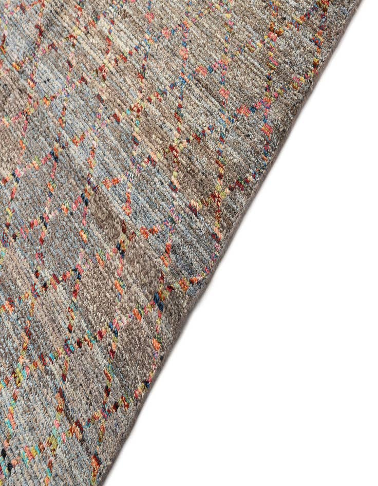 Detail image of 5' 6 x 8' Hand Knotted Moroccan Wool Rug