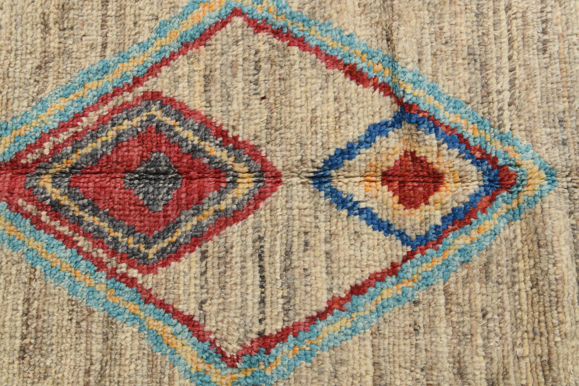 5' 3 x 7' 5 Hand Knotted Moroccan Wool Rug