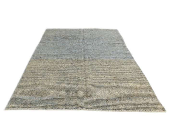 5' 3 x 8' Hand Knotted Moroccan Wool Rug