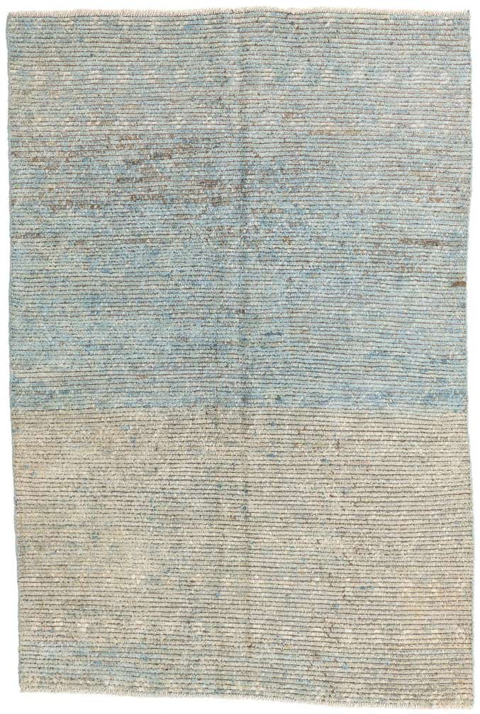 5' 3 x 8' Hand Knotted Moroccan Wool Rug