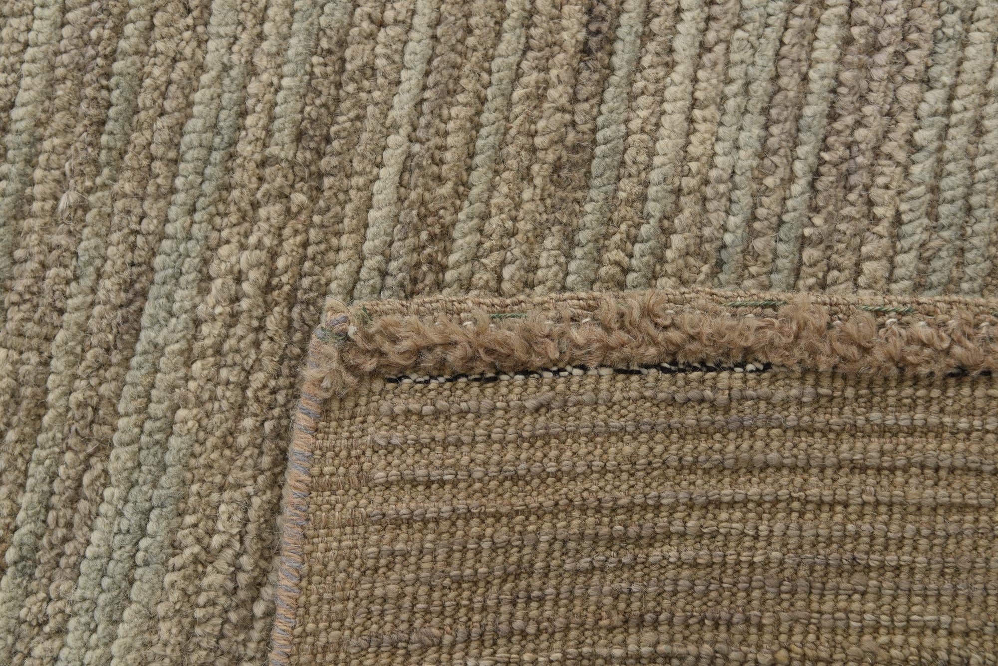 8' x 10' 1 Hand Knotted Moroccan Wool Rug
