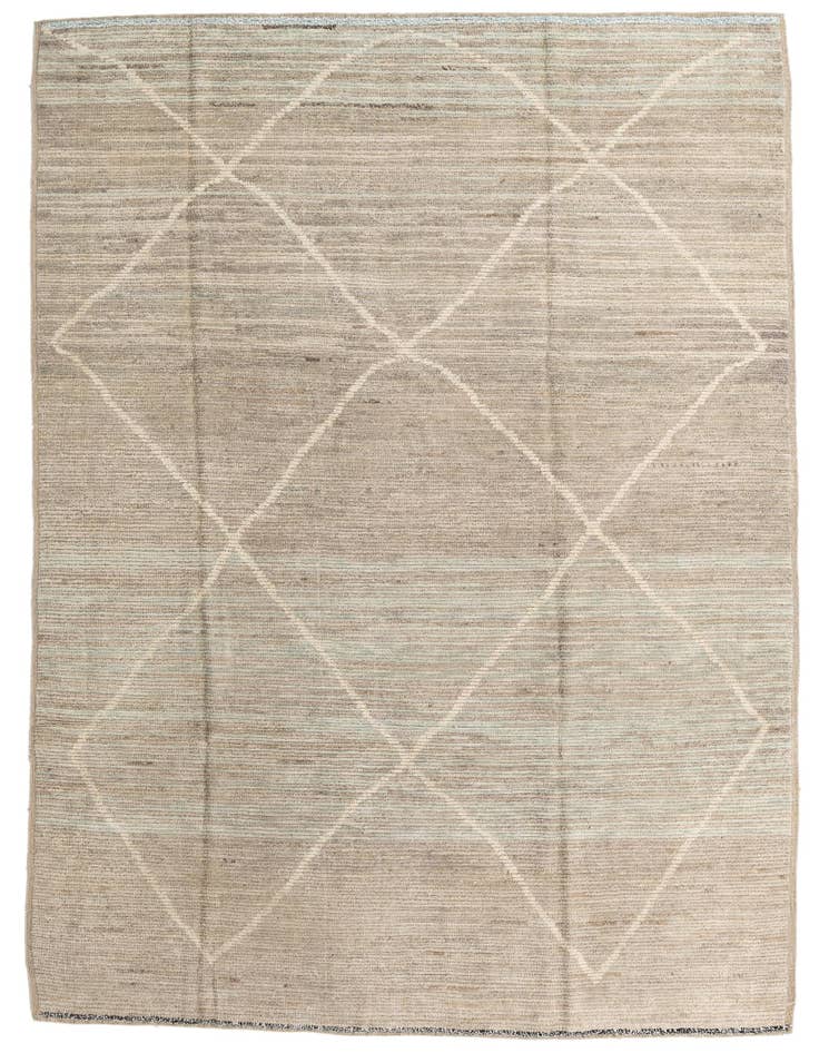 Detail image of 8' x 10' 1 Hand Knotted Moroccan Wool Rug