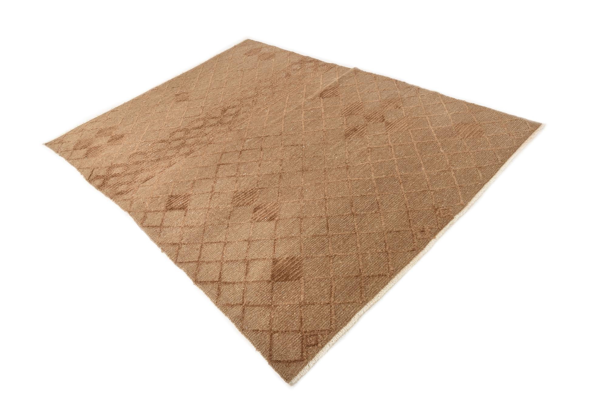 5' 6 x 7' 7 Hand Knotted Moroccan Wool Rug