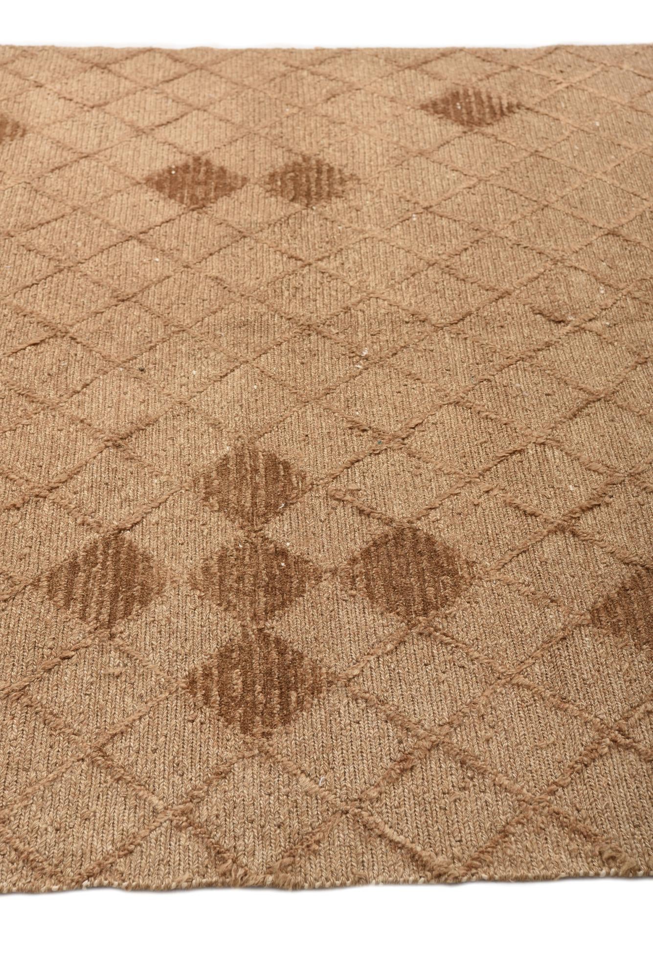5' 6 x 7' 7 Hand Knotted Moroccan Wool Rug