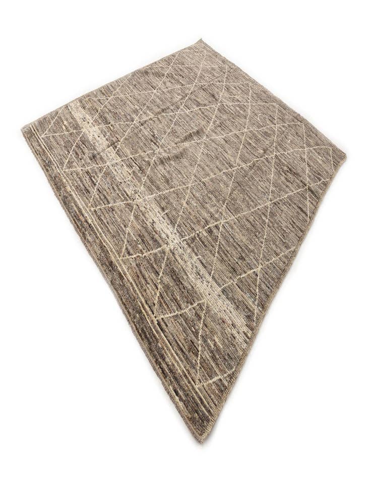 Detail image of 8' 6 x 10' 4  Hand Knotted Moroccan Wool Rug